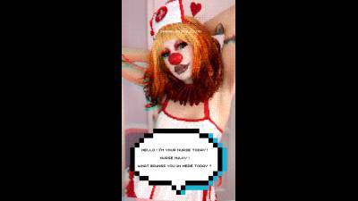8-Bit Milk Video Game Series: Clown Nurse Small Penis Examination