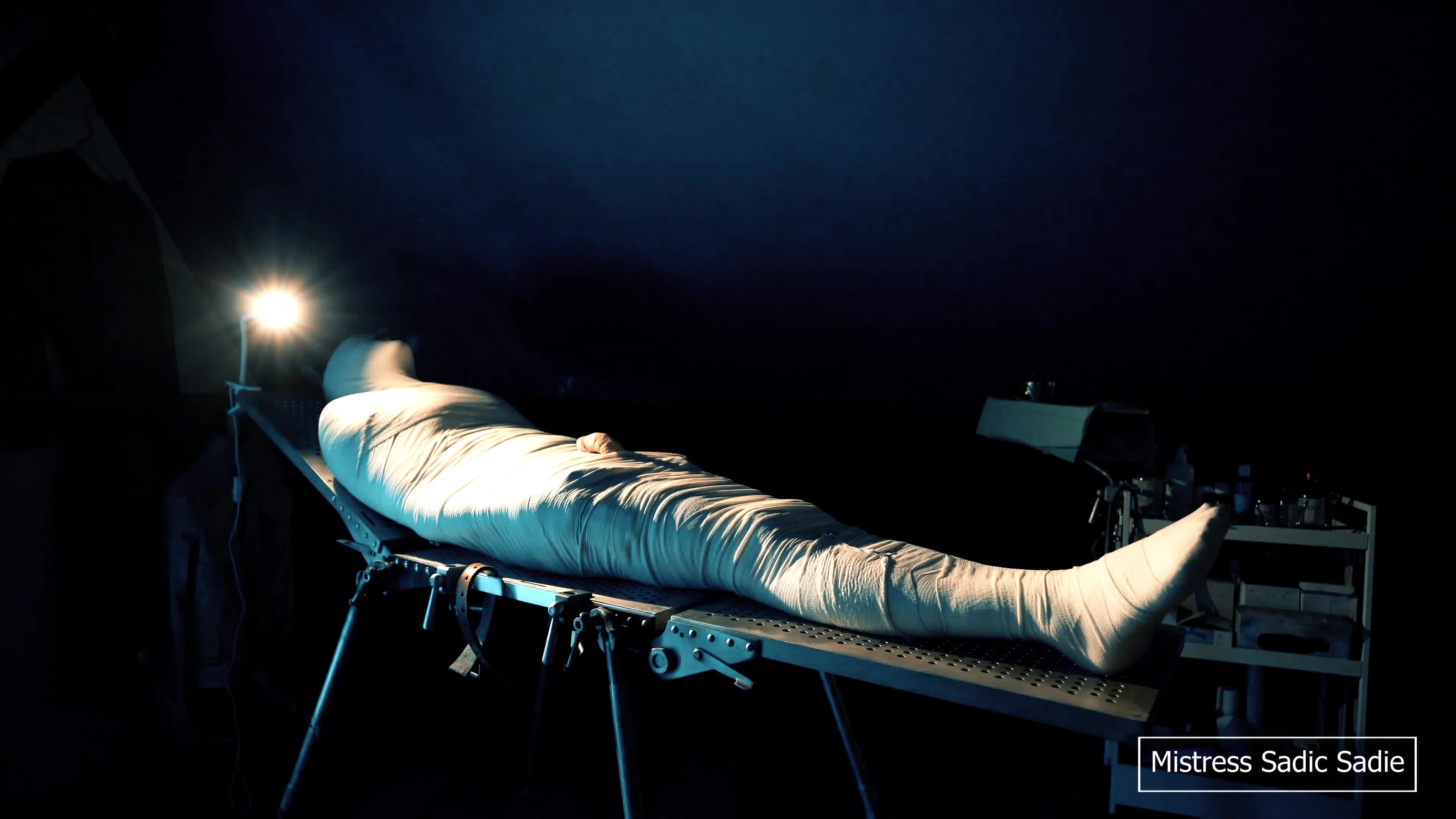 Medical Play Fun, Mummification, Needle Cbt And Electro