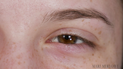 Close Up Eye And Eyelash Worship