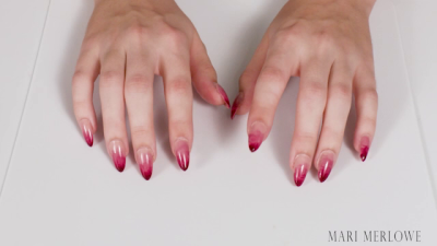 Beautiful Hand And Nail Worship