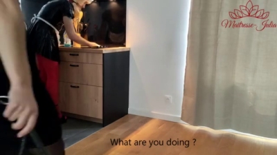 Chastity Release Humiliating Cumshot Legjob Maitresse Julia