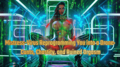 Mistress-Virus Reprogramming You Into A Drone: Cunts, Chastity, And Ruined Orgasm