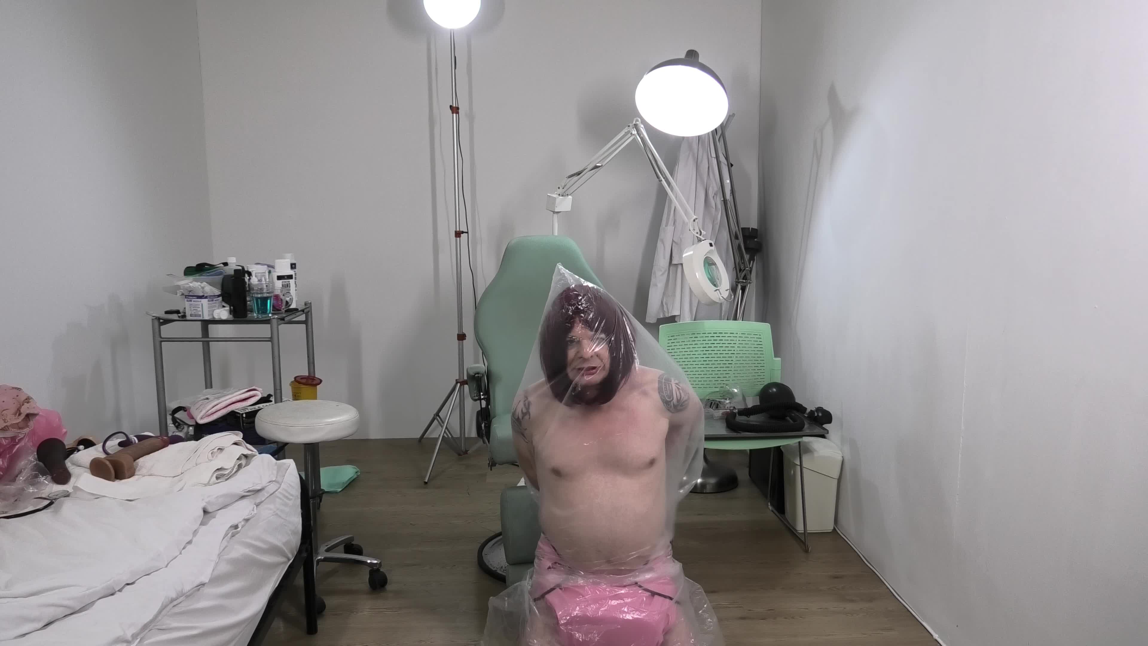 Latex Nurse's Total Encase Surrender: W**** And Owned In Plastic Perfection