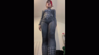 Dominated By A Giantess Spider Goddess Worship My Feet & Stroke For Me