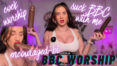 Encouraged-Bi In Blacked BBC Worship And Sucking Instruction