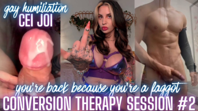 Conversion Therapy-Fantasyfantasy #2 CEI JOI Gay Humiliation With Gay Porn