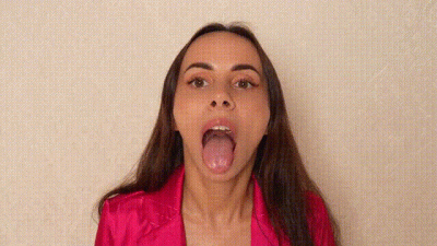Showing My Uvula While Eating Candy