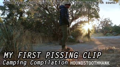 My First Pissing Clip Camping Compilation