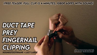 Duct Tape Prey Fingernail Clipping