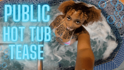 Public Hot Tub Teasing