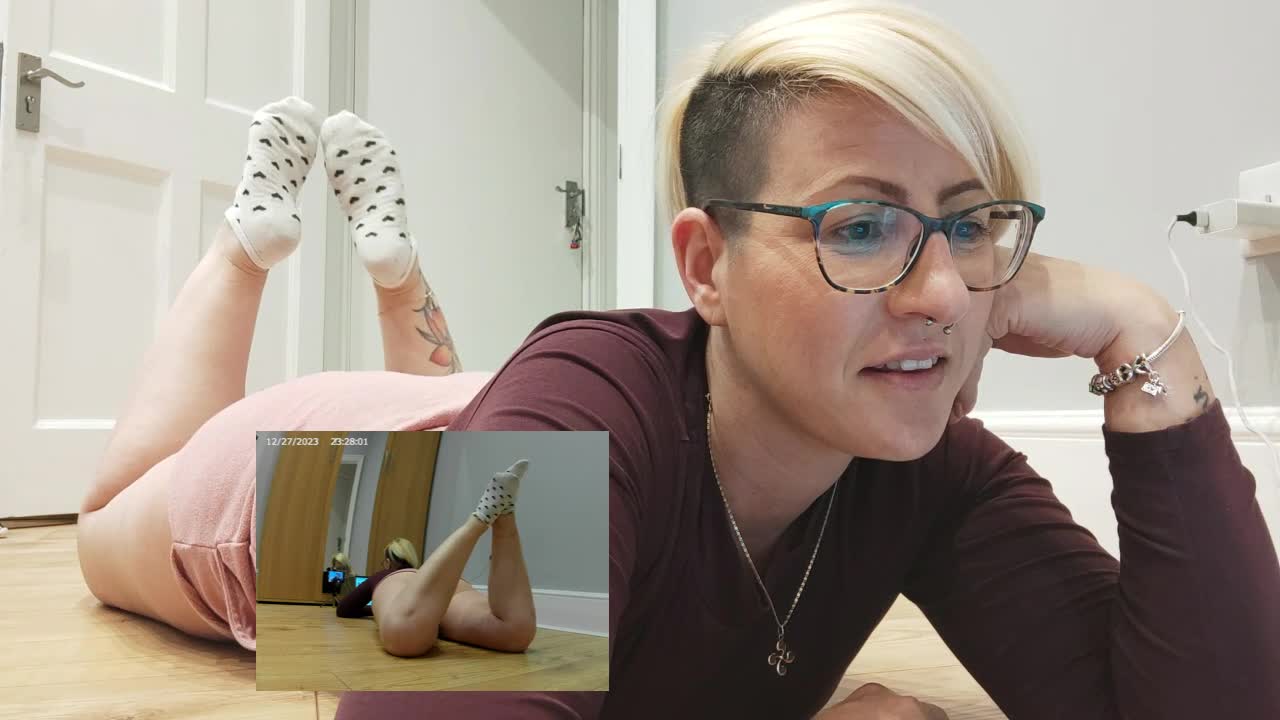 Movie Night With Miss Fair Trade - Foot Tease & Reactions