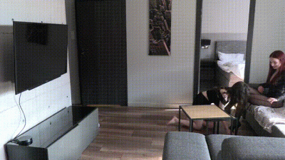 Lady Mononoke Pet Play With Her Slave Girl And Spanks Her Ass