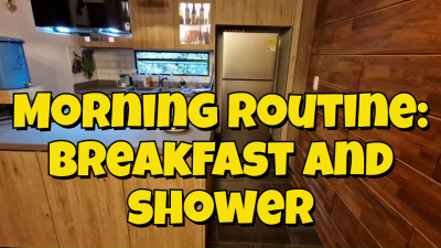 Morning Routine: Naked Breakfast And Shower