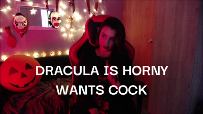 Halloween: Dracula Is Horny, Wants Cock