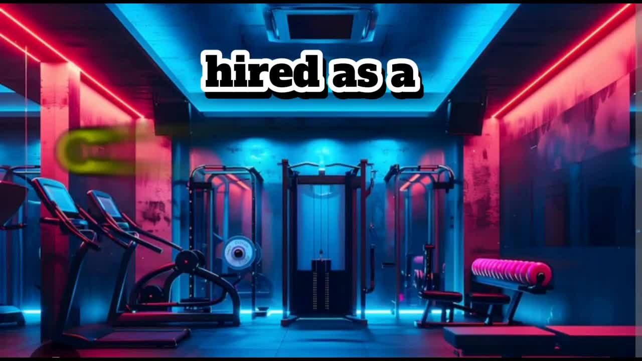 Hired As A Cock Sucker At The Gym