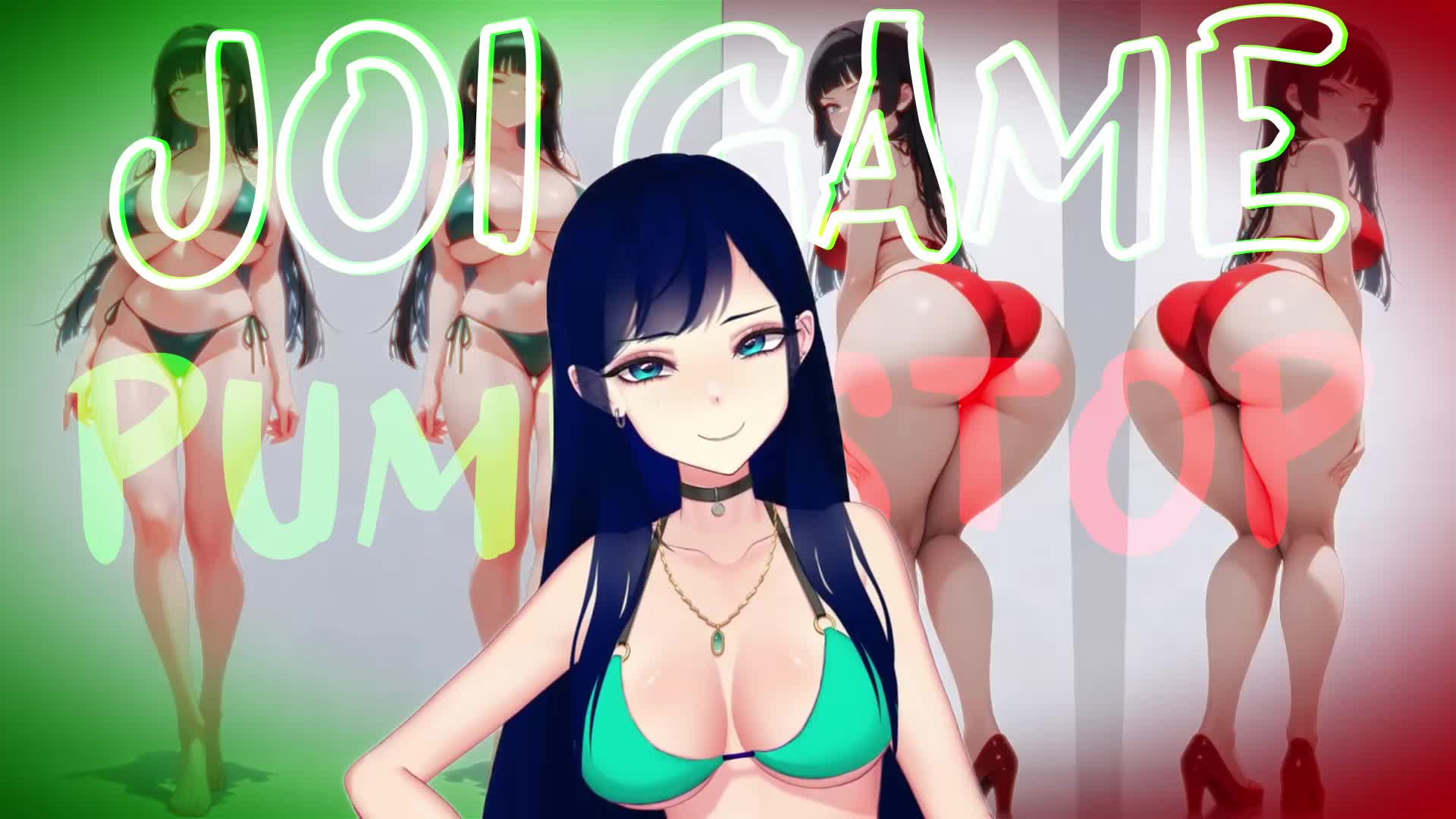 JOI Game Red Light Green Light With 2D Princess Misato