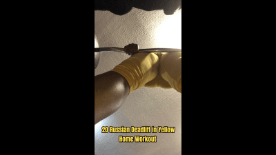 20 Russian Deadlifts POV Home Workout