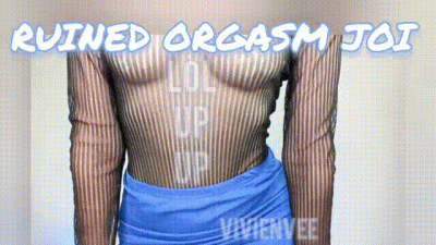 Jerk Off Instructions Ruined Orgasm Stroke For Tits And Get A Surprise! Femdom Princess Vivienvee Ruined Jerkoff Session Teases And Taunts With Tits And Breasts Until You Can't Take It Anymore