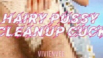 Cleanup Cuck Hairy Pussy Beta Eats Alpha Cum From Censored Princess Pussy Taste And Lick And Be A Good Cum Eater For Me