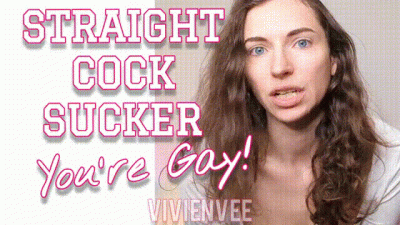 Gay For School Girl! Straight Men Exist To Suck Dick For Me