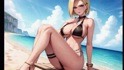 Android 18 On The Beach Super Collection
