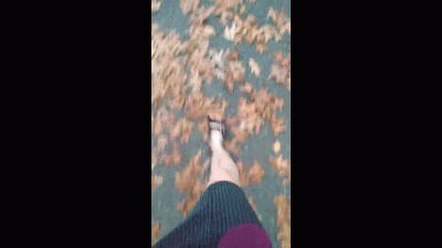 ASMR Walking Outdoors In Leaves, Autumn Vibes & Worn Shoes!