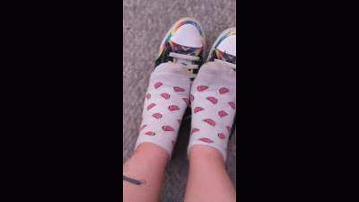 Sweaty, Wet Ankle Socks