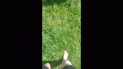 I Just Love To Rub The Grass With My Bare Feet