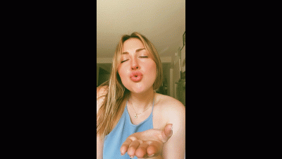 Goddess Rosa Blowing A Kiss At You, Lil Freak(: