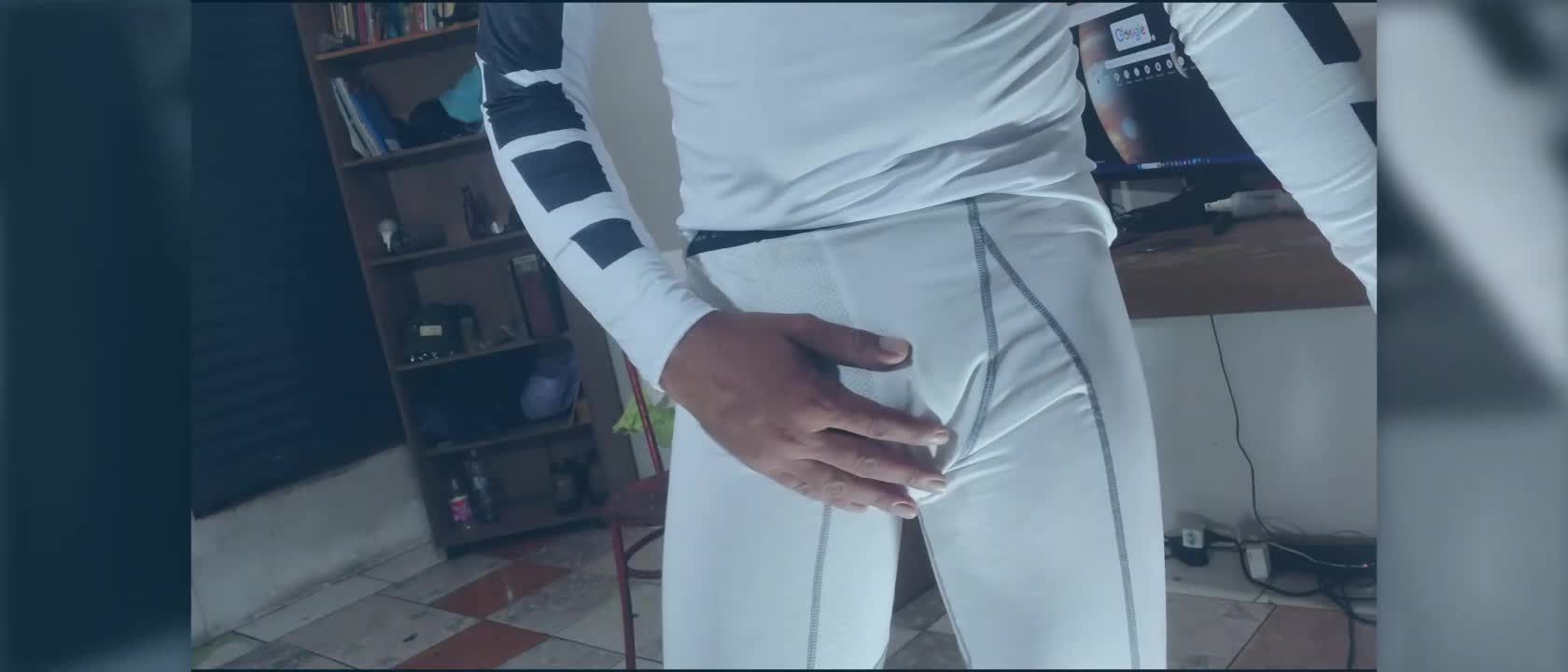 I Cum On Compression Wear