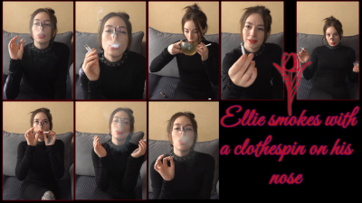 Ellie: Lungs Damage Show With Clothespin, Multiples And Chaining