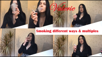 Introducing Valerie Smoking Different Ways And Multiples