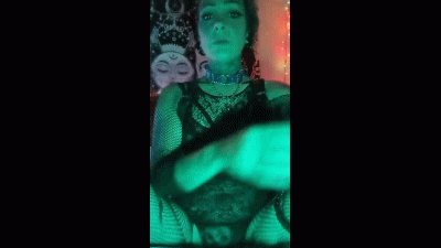 Alt Girl Cock Tease Solo Fuck