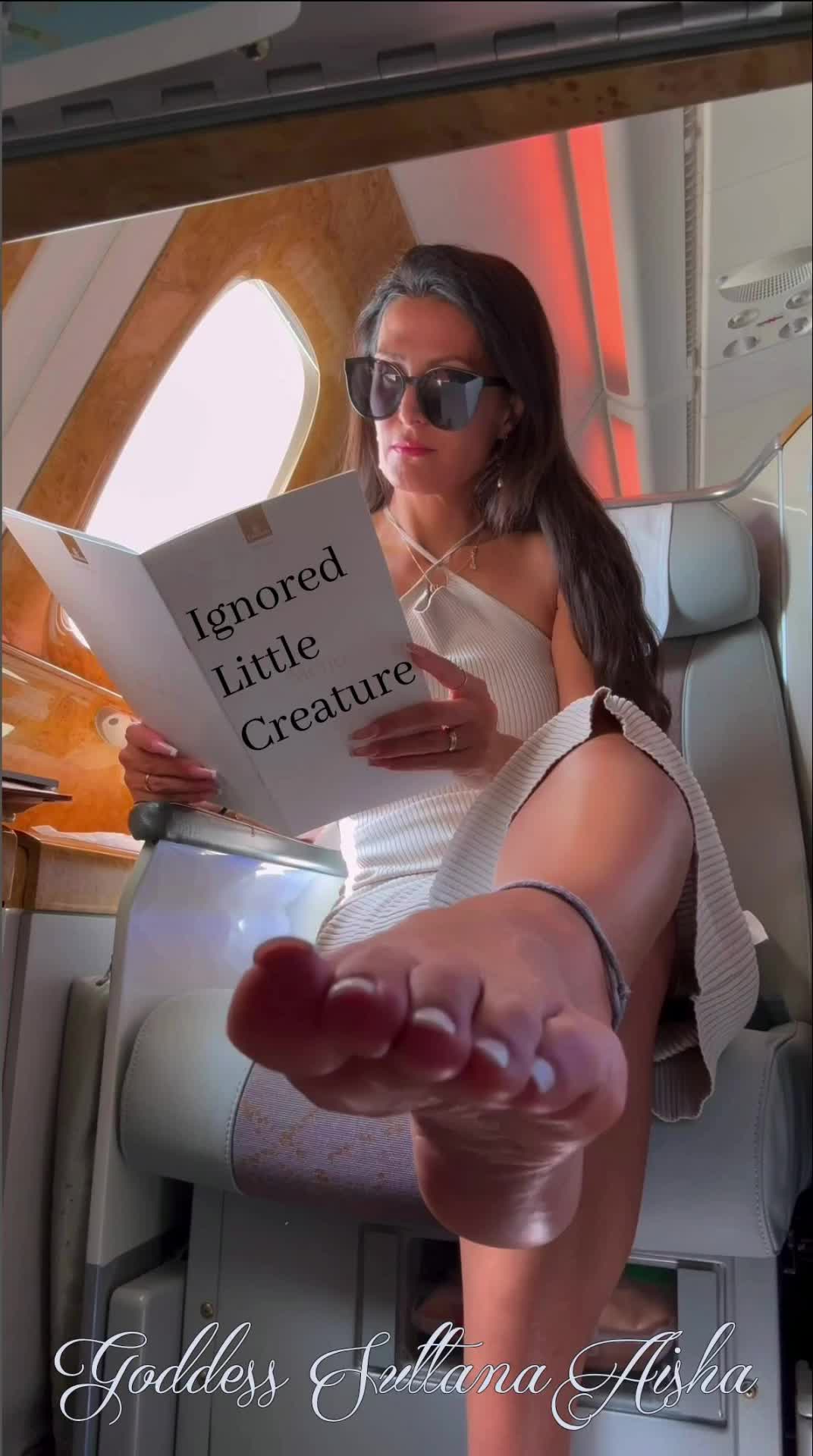 I Ignored The Tiny Creature During My Business Class Flight - Sultana Soles POV