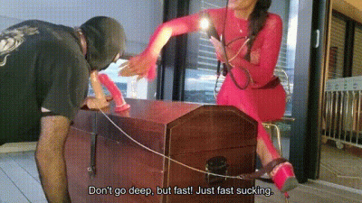 17 Minutes Bi Slave Cocksucktraining For Sultanas Events (De/En)