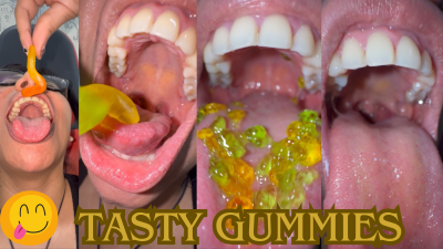 Eating Gummy Bugs