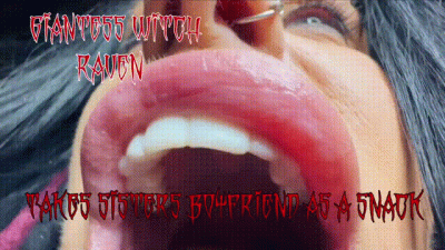 Giantess Witch Ravens Snack