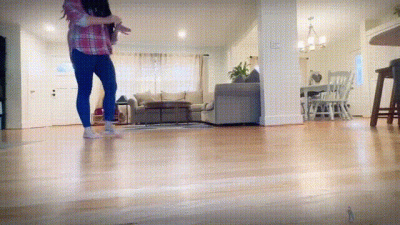 Giantess Raven Finds Backyard Tiny Home