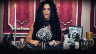 Giantess Witch Raven Casts A Spell