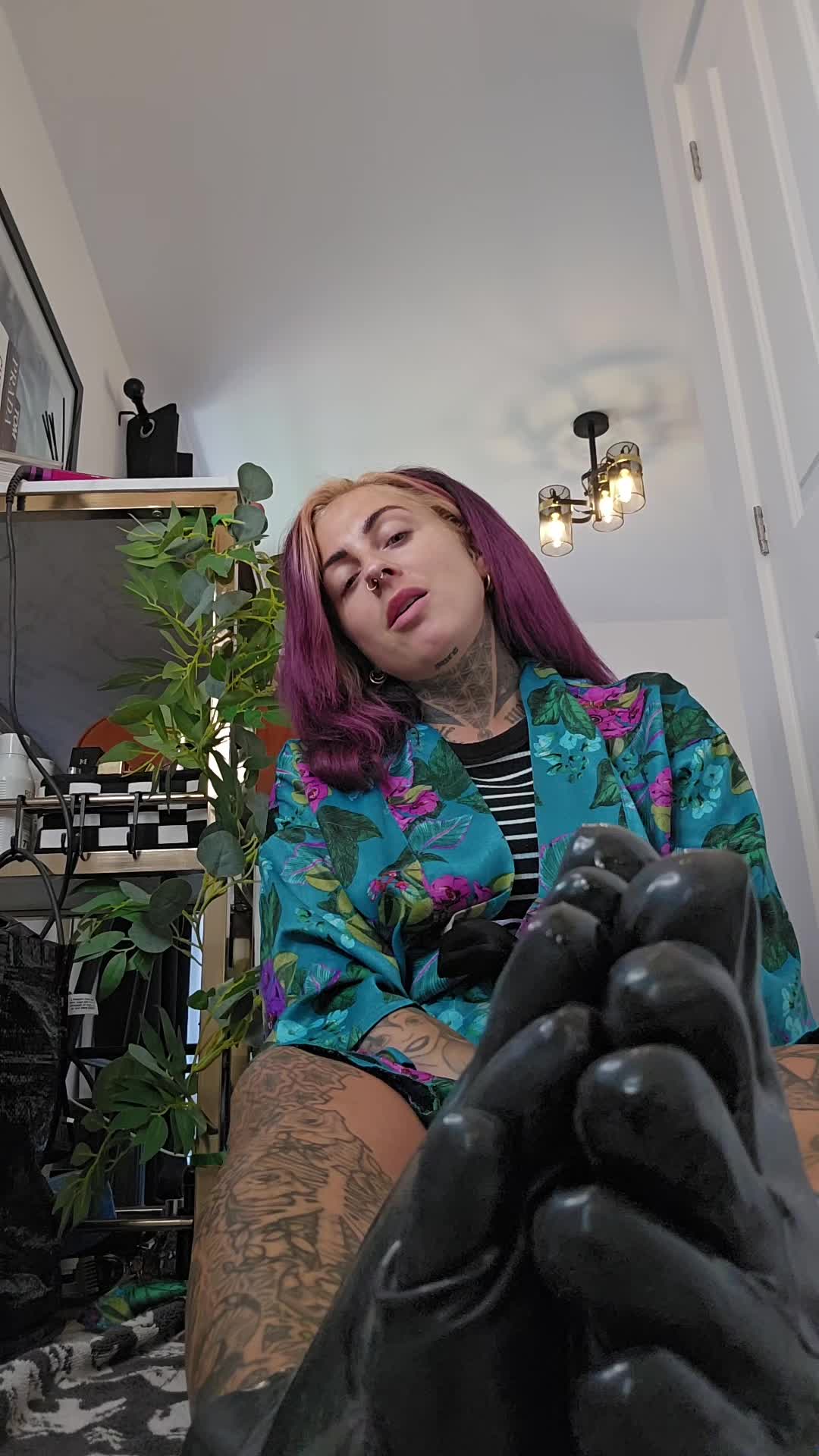 Latex Socks Get You To Nut Hard