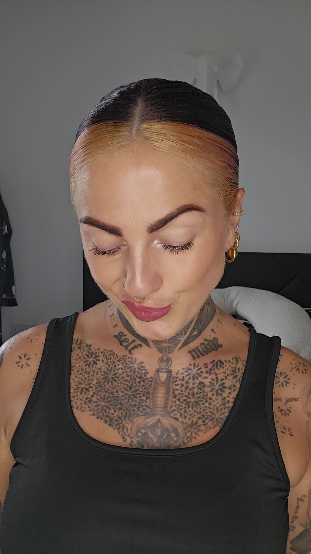 Leather Gloves Tease