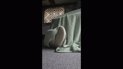 Mistress Reveals Only Her Sweaty Feet