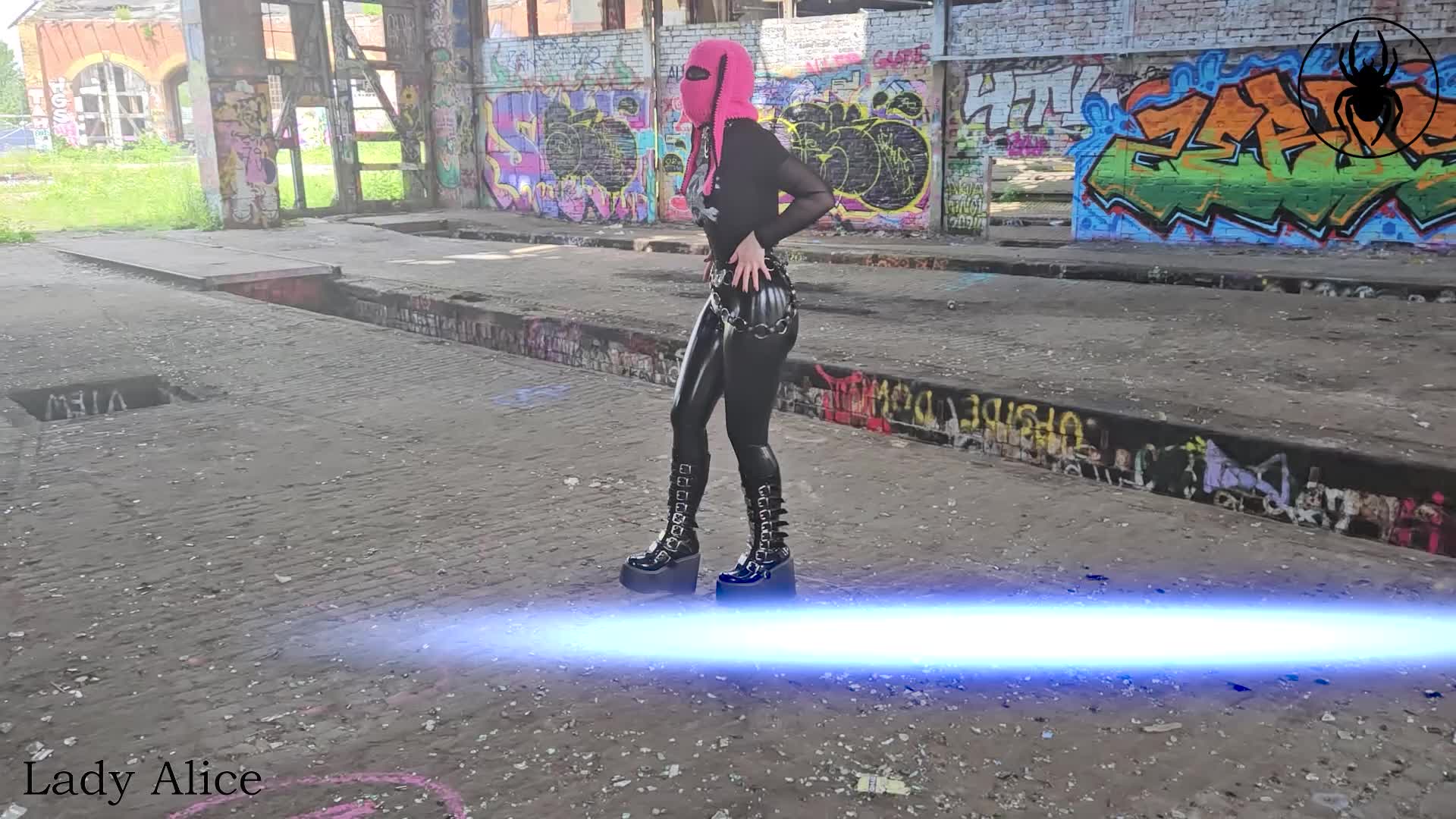 Goth Bunny- Latex Leggings