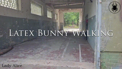 Latex Bunny Walking