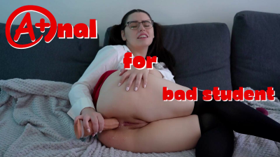 Virgin Student: Anal For Grades