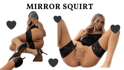 Black Dress Mirror Squirt