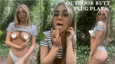 Outdoor Butt Plug Play