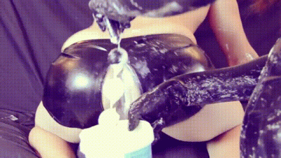 Sploshing Femdom With Cream Enemas