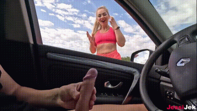 Stranger Fucking Ass Fitness Girl After She Finds Him Jerking Off On Dick