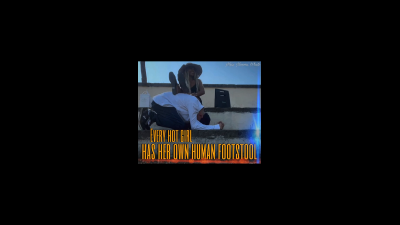 Every Hot Girl Has Her Own Human Footstool!